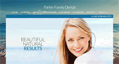 Desktop Screenshot of parkerazdental.com